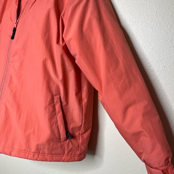 10,000 Ft Above Sea Level Destination Jacket Orange Fleece Lined Women Medium - Picture 4 of 16